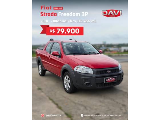 FIAT STRADA 1.4 MPI FREEDOM CD 8V FLEX 3P MANUAL